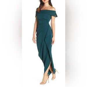 Vince Camuto One Shoulder Dress in Teal
